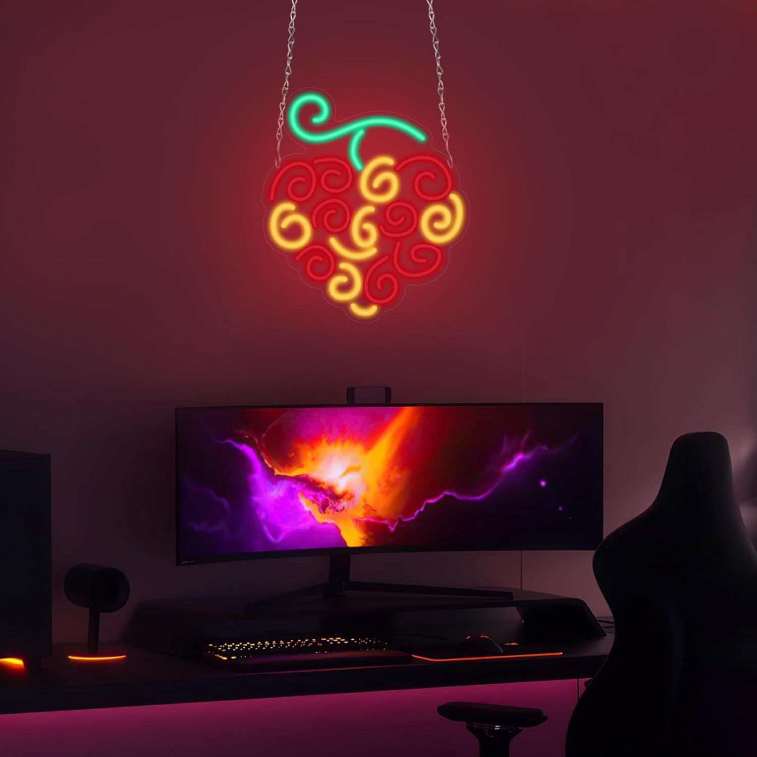 Cyber Fruit Neon Sign USB Dimm - Neon Sign Party review and price