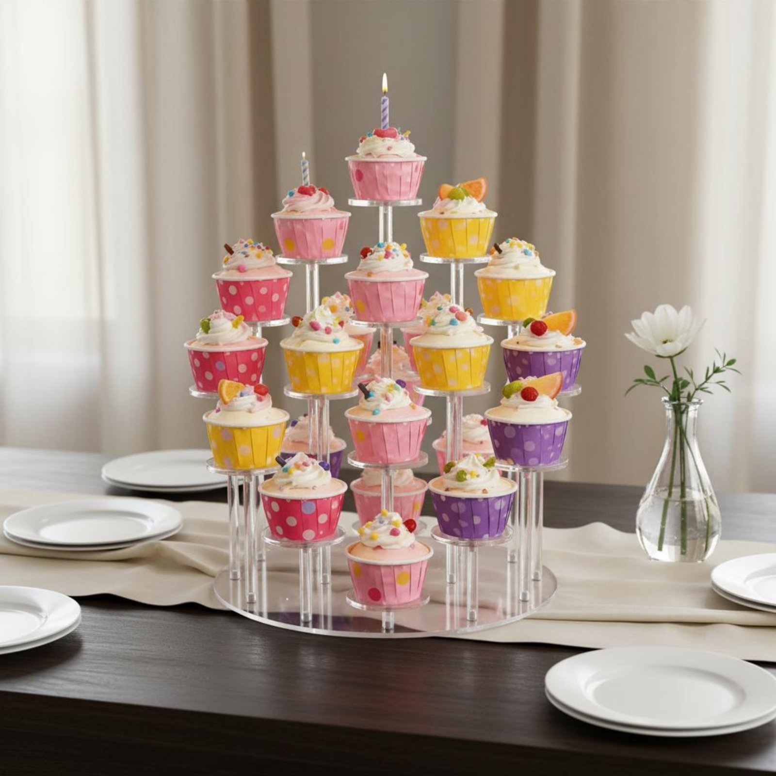 Acrylic Cupcake Stand Transpar - Cupcake Stand Tier review and price