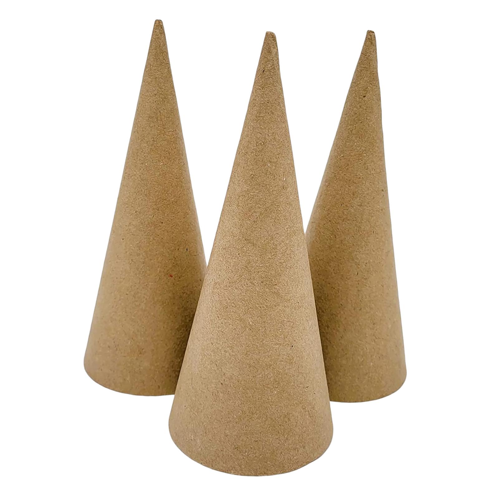 3x Paper Mache Cones, Open Bot - Cotton Candy Cone review and price