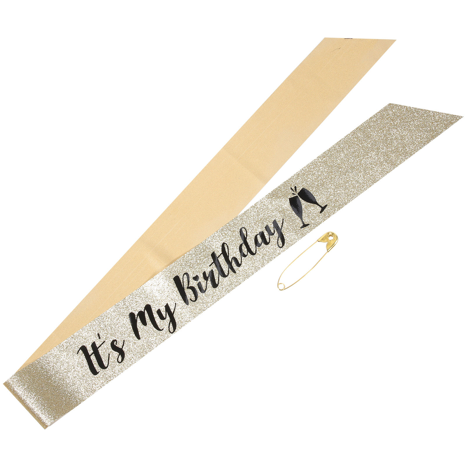 1Pcs Shiny Glitter Cloth Birth - Birthday Sash Glitter review and price
