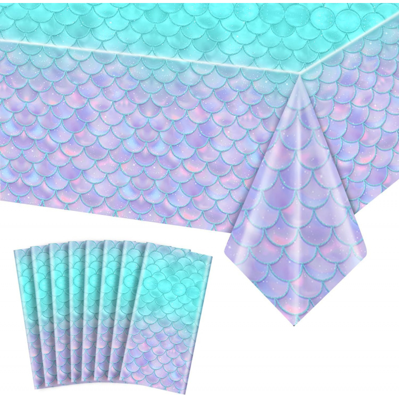Mermaid Tablecloth -Mermaid Bi - Table Cloth Disposable review and price