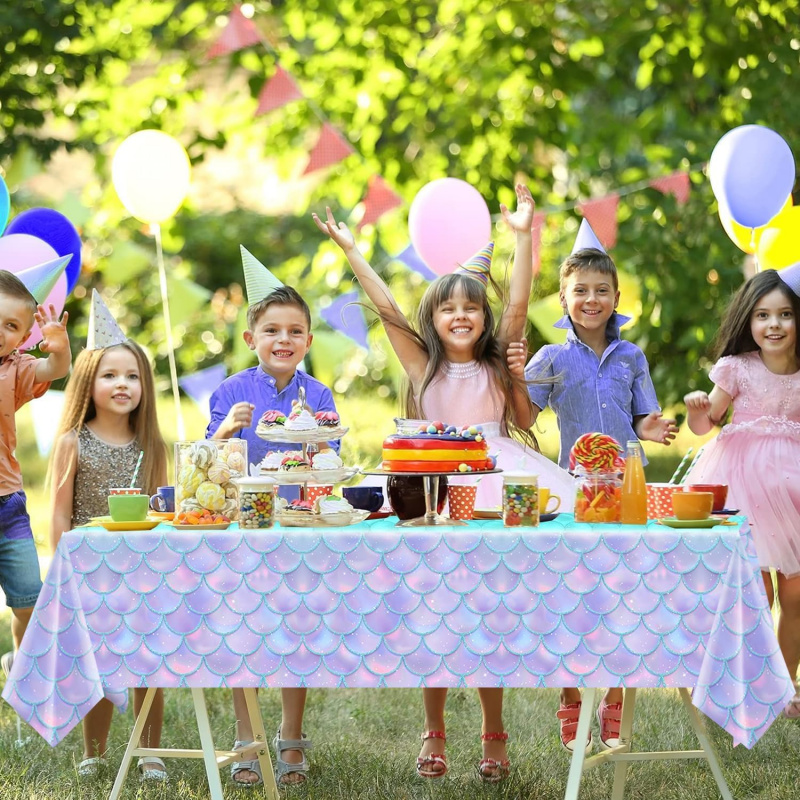 Mermaid Tablecloth -Mermaid Bi - Table Cloth Disposable review and price