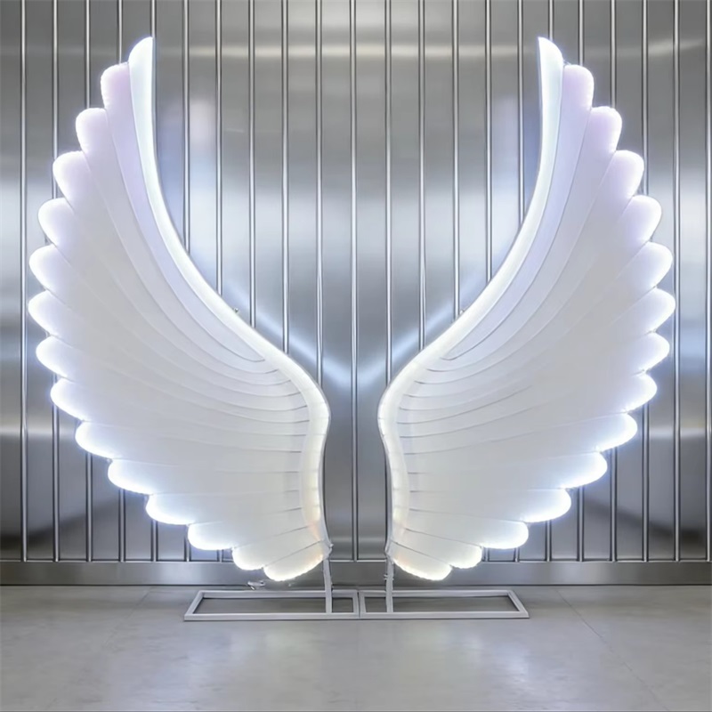Glowing Angel Wings Light Prop - Event & Party Supply Photos review and price