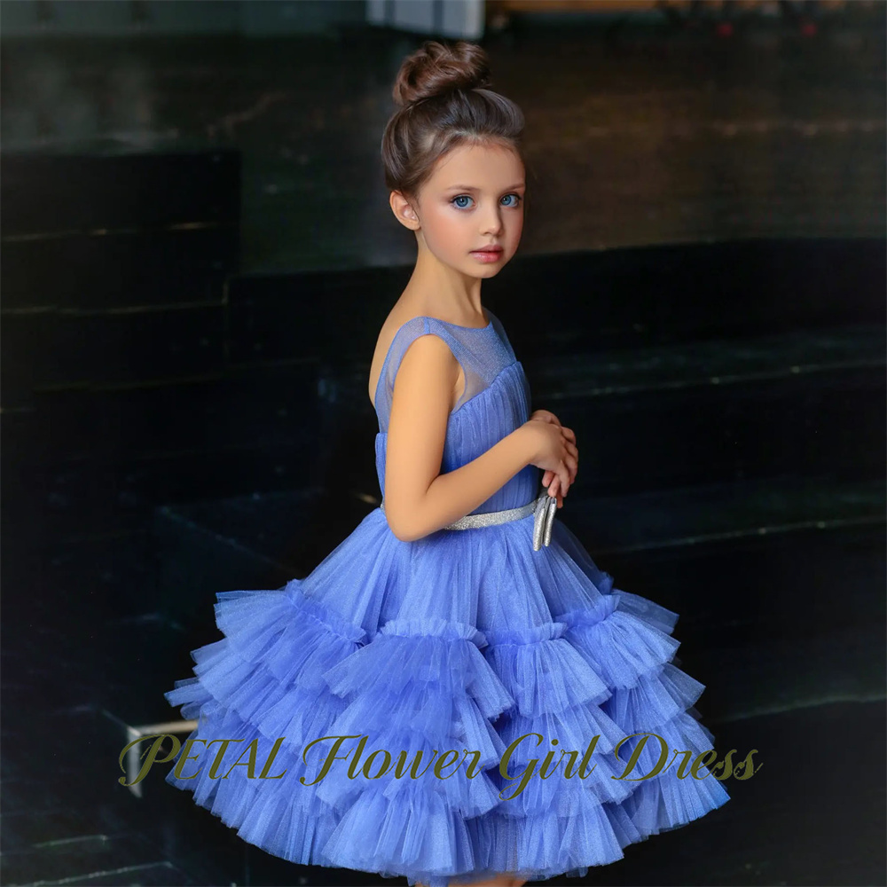 Petal Blue Sleeveless Children - Birthday Sash Glitter review and price