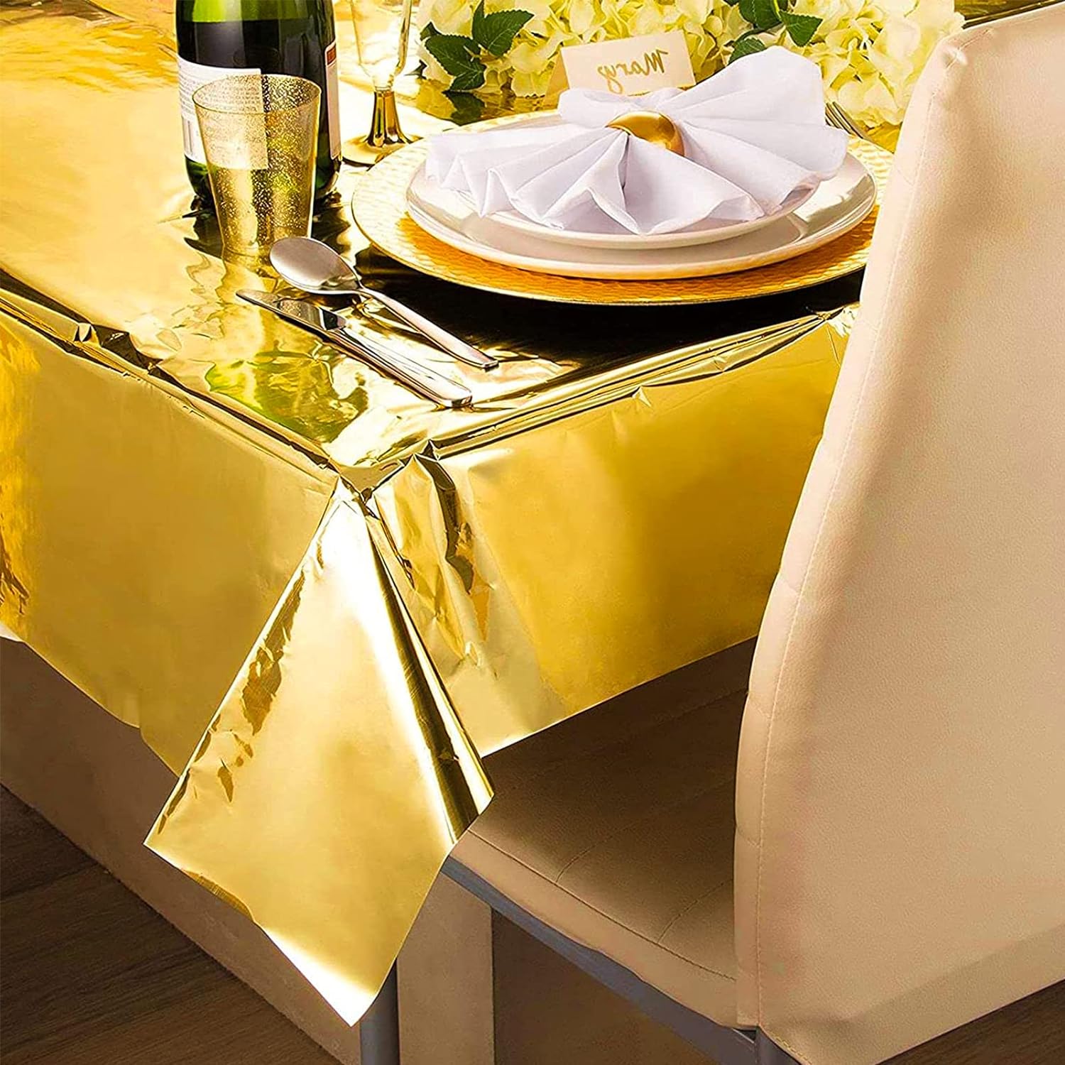 137cm*183cm Rose Gold Sliver D - Table Cloth Disposable review and price