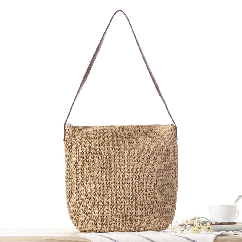 Straw Shoulder Woven Beach Sol - Paper Straw Color review and price