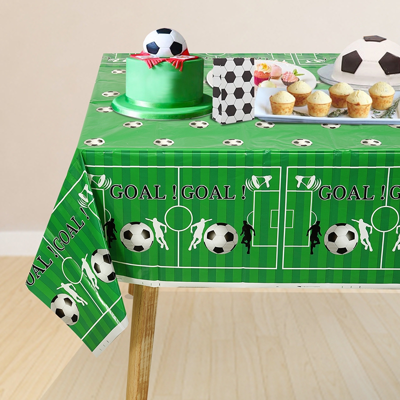 Soccer Theme Disposable Tablec - Table Cloth Disposable review and price