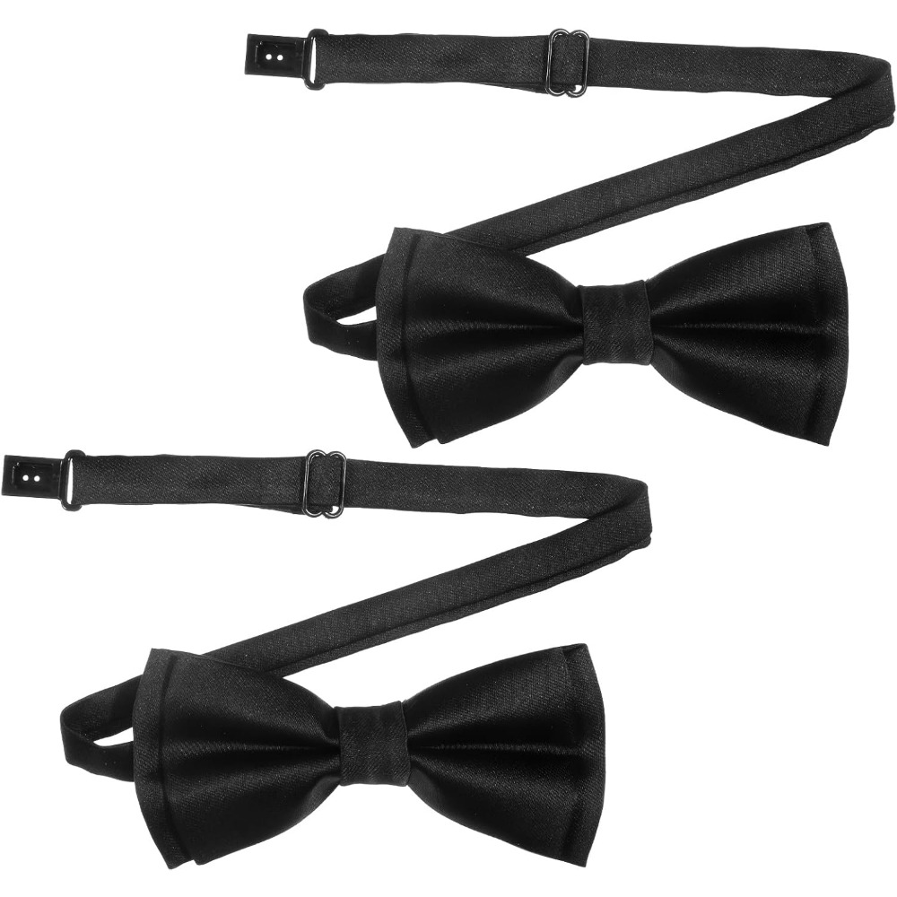 Men's Bow Ties, 2-Pack Solid C - Event & Party Supply Photos review and price