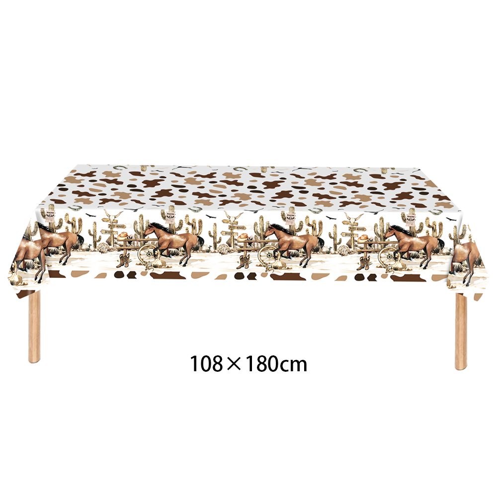 Western Cowboy Party disposabl - Table Cloth Disposable review and price