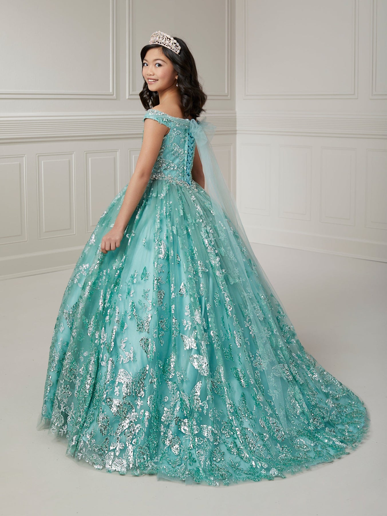 Gorgeous Flower Girl Dress Gre - Birthday Sash Glitter review and price