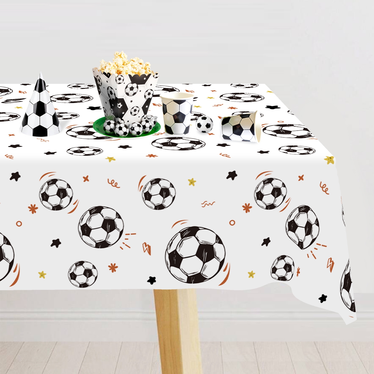 183x137cm Soccer Theme Disposa - Table Cloth Disposable review and price