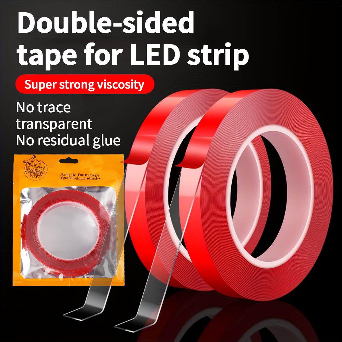 LED light strip adhesive strip - Led Balloon Light review and price
