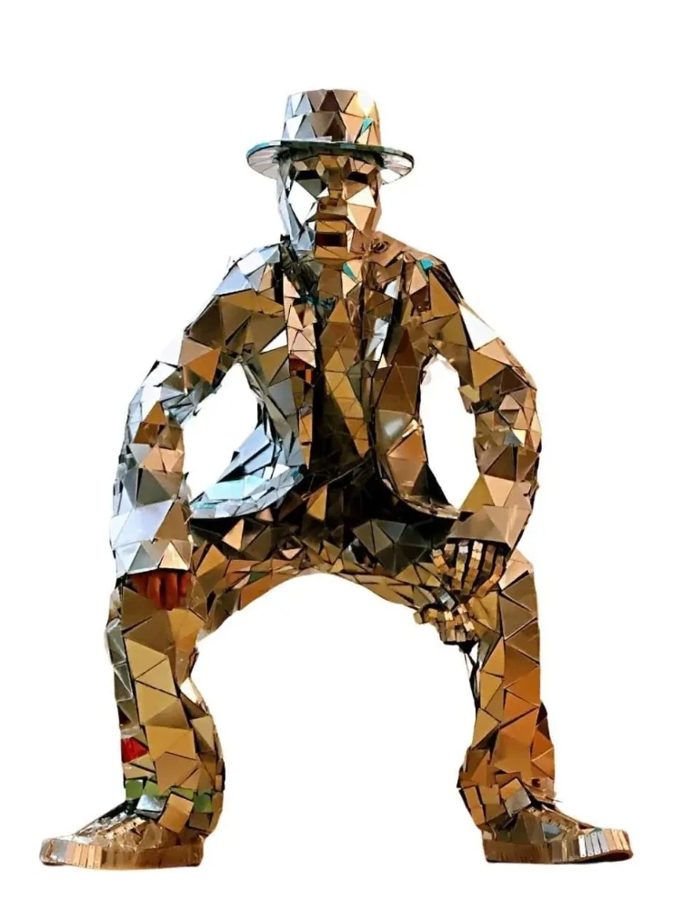 Mirror Man Costume Sliver glas - Event Party Dj review and price
