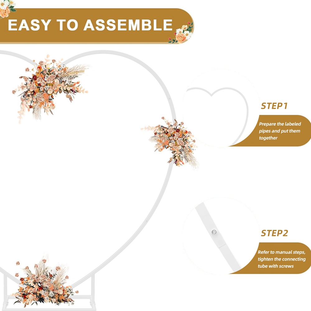 White Heart Shape Balloon Arch - Balloon Arch Kit review and price