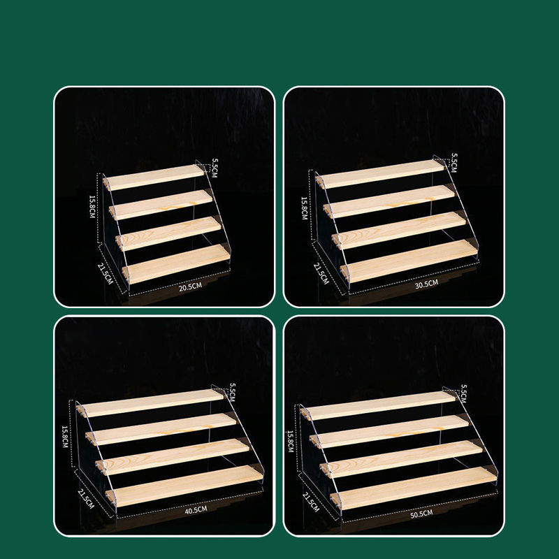 1-7 Step Acrylic Wood Display  - Cupcake Stand Tier review and price